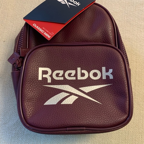 Reebok Mini Backpack, Burgundy          New With Tags. - Picture 1 of 5